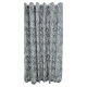 Zen Eyelet Curtain Charcoal Lined